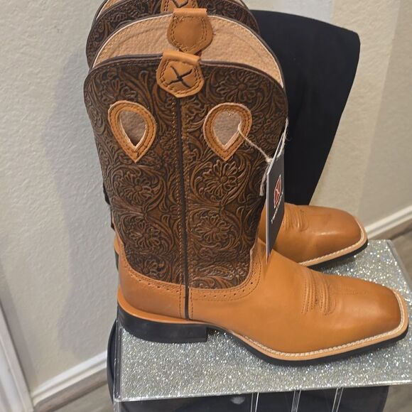 Twisted X Ruff Stock Western Performance Boots- Broad Square Toe - Picture 11 of 13